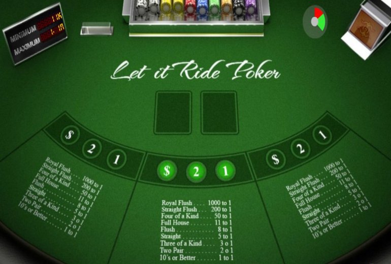 let it ride poker rules